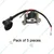 5 Pieces of Ignition Coil for 2 Stroke 52 cc Brush Cutter
