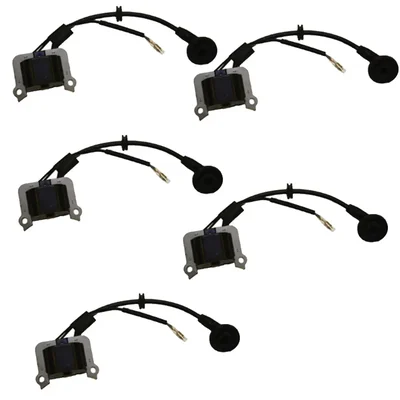 5 Pieces of Ignition Coil for 2 Stroke 52 cc Brush Cutter