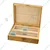 SBT Instruments 5 Pcs Wooden Microscope Slide Storage Box, 100 Slide Capacity Each