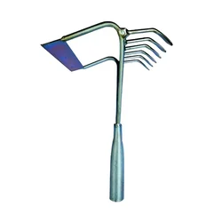 Heavy Duty 6 Teeth 2 in 1 Weeder, Cultivator without Handle for Agriculture (Pack of 5 Pcs)