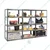 Awni 63 x 24 x 12 Inch 5 Wooden Shelves Laminated Tall Size Boltless Rack For Multipurpose Uses, Load Capacity-100 Kg/Shelf