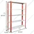 ALIJA 60 x 36 x 12 Inch 5 Shelves Multipurpose Storage Rack With Accessories (22 Gauge Shelf 16 Gauge Angle)