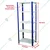 ALIJA 60 x 23 x 15 Inches 5 Shelves Multipurpose Storage Rack With Accessories (22 Gauge Shelf 16 Gauge Angle)