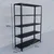 ALIJA 60 x 47 x 15 Inches 5 Shelves Multipurpose Storage Rack With accessories(Gauge-22 gauge shelves 16 gauge angle,Color-Black)