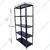 ALIJA 72 x 42 x 12 Inches 5 Shelves Multipurpose Storage Rack With Accessories (22 Gauge Shelves & 16 Gauge Angles)