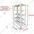 ALIJA 36 x 24 x 12 Inches 5 Shelves Multipurpose Storage Rack With Accessories (22 Gauge Shelf 16 Gauge Angle)