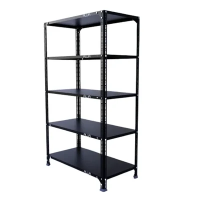ALIJA 18 Gauge 72x29x18 Inch 5 Shelves Multipurpose Storage Rack With Accessories(Color-Black)