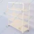 Alija 48 x 41 x 15 Inch 5 Shelves Slotted Angle Metal Rack For Multipurpose Uses ( Colour-Ivory)(Gauge-22 gauge shelves, 16 gauge angle)