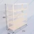 Alija 48 x 41 x 15 Inch 5 Shelves Slotted Angle Metal Rack For Multipurpose Uses ( Colour-Ivory)(Gauge-22 gauge shelves, 16 gauge angle)