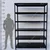 ALIJA 78 x 53 x 24 Inch 5 Shelves Multipurpose Storage Rack With Accessories(Gauge-20 Gauge Shelves & 14 Gauge Angle)