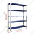 Premium Quality 48 x 35 x 12 Inch 5 Shelves Powder Coated Metal Rack For Multipurpose Use (22 Gauge Shelf & 16 Gauge Angle)(Color-Blue Shelf & Ivory Angle)