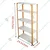 Premium Quality 60 x 24 x 12 Inch 5 Shelves Slotted Angle Metal Rack For Multipurpose Use (Color-White Shelf & Blue Angle)