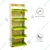 Expert 5.57 x 2.31 x 1 Feet 5 Shelves Wall Mounted Shoe Rack (Yellow & Ivory Color)