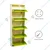 Expert 5.57 x 2.31 x 1 Feet 5 Shelves Wall Mounted Shoe Rack (Yellow & Ivory Color)