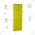 Expert 5.57 x 2.31 x 1 Feet 5 Shelves Wall Mounted Shoe Rack (Yellow & Ivory Color)