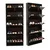 Heavy Duty 5.57 x 2.31 x 1 Feet 5 Shelves Wall Mounted Shoe Rack (Brown Color)