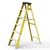 Vishwakarma 5 Steps FRP (Fiberglass) 1.82 m Single Sided Self Supporting Ladder Including Tool Storage Platform at The Top