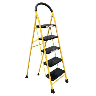 PROHOME 5-Step Heavy Duty Foldable Durable, Steel Ladder for Home With Anti-Slip Shoes (STEEL HOME LAADER- 5)