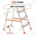 ProHome 5 Steps Anti Slip Shoes Foldable Aluminium Ladder (AQ-LAD-05) - 5 Years Warranty
