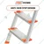 ProHome 5 Steps Anti Slip Shoes Foldable Aluminium Ladder (AQ-LAD-05) - 5 Years Warranty