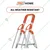 ProHome 5 Steps Foldable Aluminium Ladder With Hand Railing (LAD-WR-05) - 5 Year Warranty