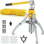 Breeze 5-Ton 3-in-1 Hydraulic Bearing Gear Wheel Puller Pump Machine with Integral Jaws