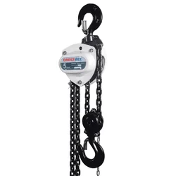 Crossbee 5 ton Chain Pulley Block- 7 Meter Lifting Height & 10 mm Load Chain- Double Fall (Warranty - 6 Months)