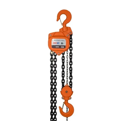 Crossbee 5 Ton Chain Pulley Block With 10 mm Dia Load Chain-Double Fall (Warranty-6 Months)(Size-3 Meter)