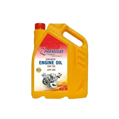 ZPremium 5L 5W30 API SN Plus Fully Synthetic Engine Oil for Petrol Diesel CNG Cars High Performance