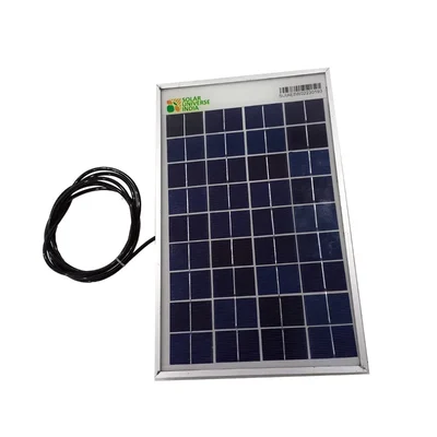 Solar Universe India 5W, 18V Polycrystalline Solar Panel with 1 meter Wire