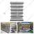 Premium Quality 6 Shelves (7 x 3 Feet) Display Rack With 25 Liter 5 Piece Shopping Basket Combo