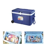 Aristo 60 Liter Ice Box with handle and wheel