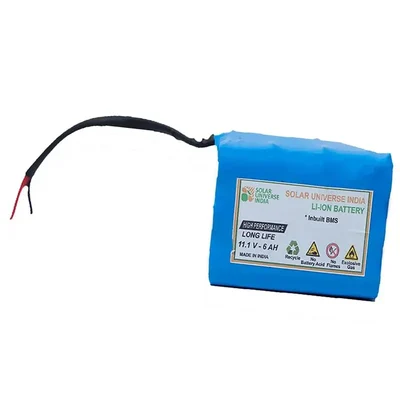 Solar Universe India Li-Ion 6000mAh Lithium Ion Battery with inbuilt BMS