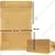 50 Pcs, 600gm Brown Reusable Octagonal Stand up Zip Lock Storage Pouch with Transparent Window