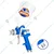 Wadfow 1.4 mm HVLP Air Spray Gun With 600ml Cup Capacity, Suitable for Finishing Coat (WGA1506)