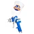Wadfow 1.4 mm HVLP Air Spray Gun With 600ml Cup Capacity, Suitable for Finishing Coat (WGA1506)