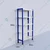 ALIJA 60 x 30 x 12 Inch Powder Coated  5 Shelf Pipe Rack for Multipurpose Uses