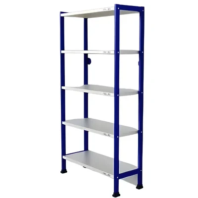 ALIJA 60 x 30 x 12 Inch Powder Coated  5 Shelf Pipe Rack for Multipurpose Uses