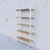 ALIJA 60 x 30 x 12 Inch 5 Shelf Slotted Angle Pipe Rack for Multipurpose Uses(Ivory Angle)