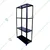 Alija 60 x 36 x 12 Inch 4 Shelves Multipurpose Storage Rack With Accessories