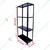 Alija 60 x 36 x 12 Inch 4 Shelves Multipurpose Storage Rack With Accessories