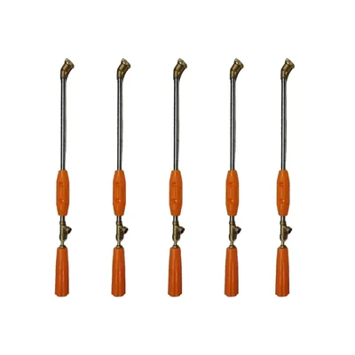 Heavy Duty 60cm (2 Feet) Bend High Pressure Apple Master Gun for Power Sprayer & Battery Sprayer(Pack-5 Pieces)
