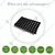 Siddhi 60 Cavities (Square Shape) Reusable Plastic Seedling Tray for Nursery and Gardening (Pack of 500 pieces)