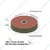 100X16 mm (4-inch) #60 Grit Fiber Sanding Disc of Angle Grinder for Metal and Wood Smoothening, pack of 100 