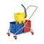 Bharti Multiclean 60 Liter Double Bucket Mop Wringer Trolley