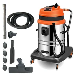 BTALI 60L Two Motor Operation Wet & Dry Vacuum Cleaner With 2000W Power And All Required Accessories (BT 60 WDVC)