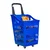 Bigapple 60 Liter Pack Of 5 Shopping Baskets with wheels (Color-Blue)