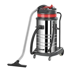 Premium Quality 100 Ltr Commercial Wet and  Dry Vacuum Cleaner With 4500W Triple Motor and All Required Accessories