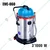 Eastman 60 Litre Capacity 3 x 1000 W Wet & Dry Vacuum Cleaner With Accessories (EVC-060)