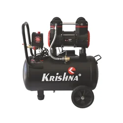 Krishna 60 Liters Oil Free Air Compressor With 1.6 HP Motor, 115 Psi Max. Pressure (KR-1200-60L)